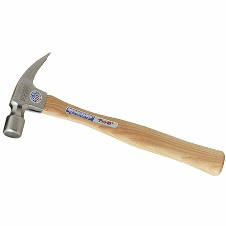 VAUGHAN 16 Oz. Smooth-Face Rip Claw Hammer with Hickory Handle 99